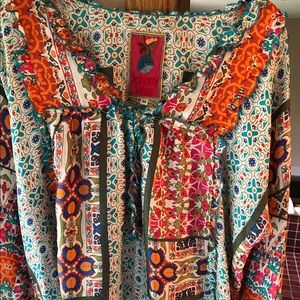 Johnny was silk blouse